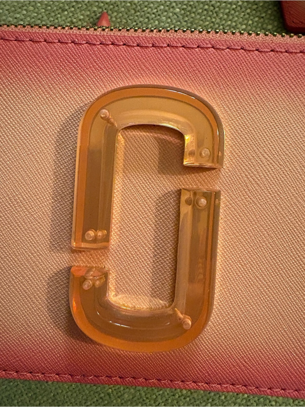 NEW Marc Jacobs Pink Leather The Fluoro Edge Snapshot - Picture 6 of 7